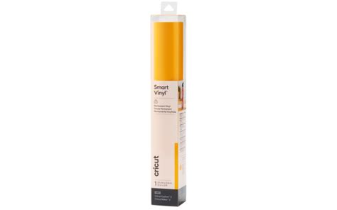 Cricut Smart Vinyl Removable 33X91Cm 1 Sheet (Maize Yellow); Works without a cutting mat – just load & go!; Durable, yet removes without residue; Recommended for indoor use; For Cricut Explore® 3 & Cricut Maker® 3